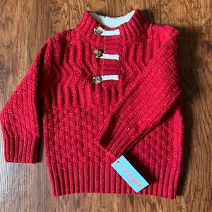 Cat & Jack Toddler Red Sweater. [NWT]